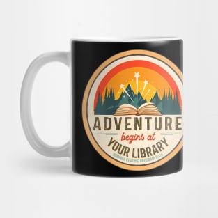 Summer Reading Program 2024 Adventure Begins at Your Library Mug